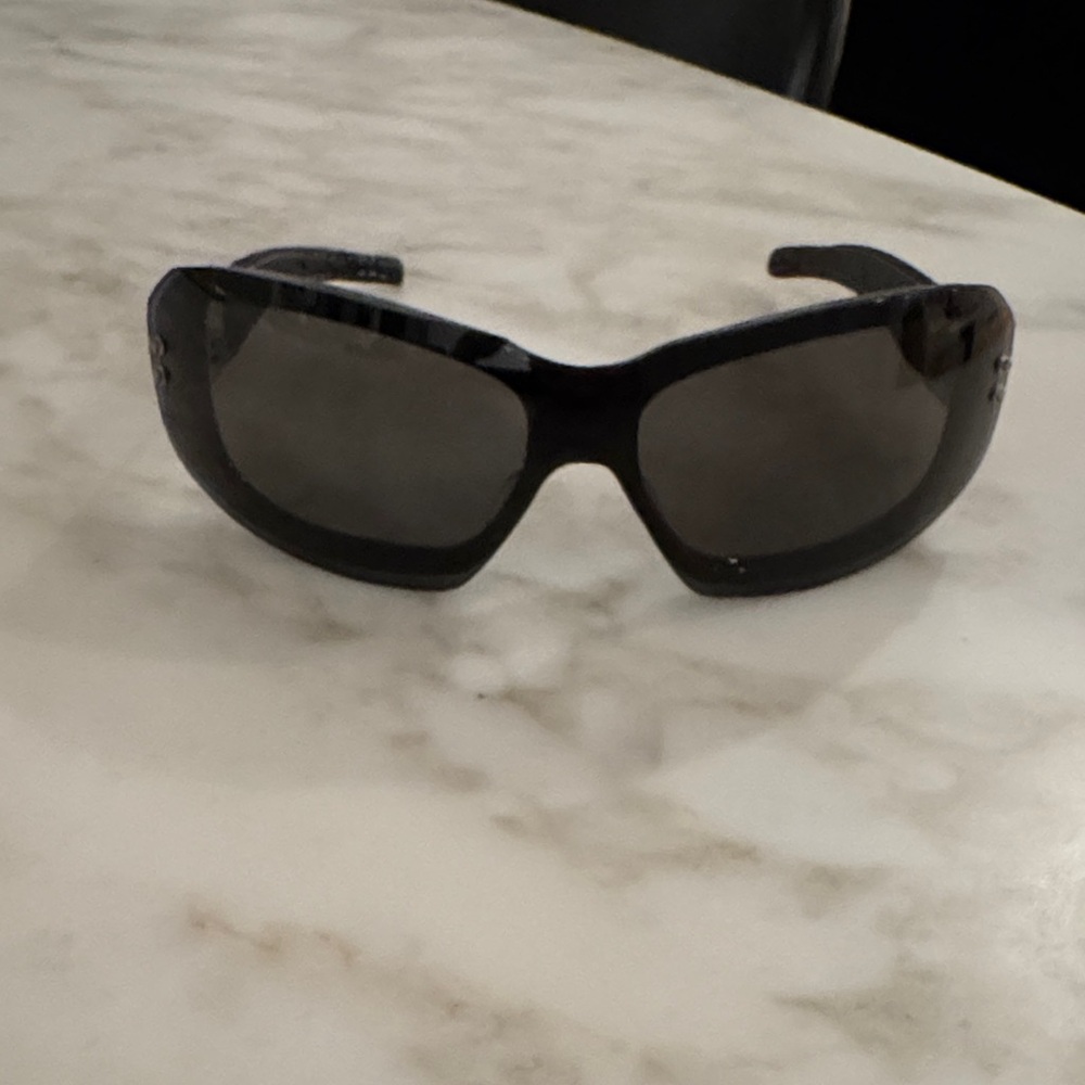 Kieselstein Cord black sunglasses with Leather arms